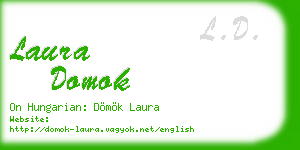 laura domok business card